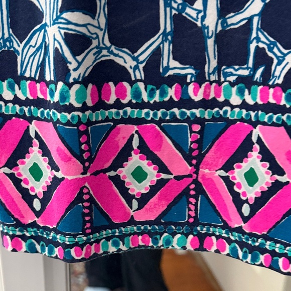 Lilly Pulitzer Blue and White Dress - Picture 5 of 7